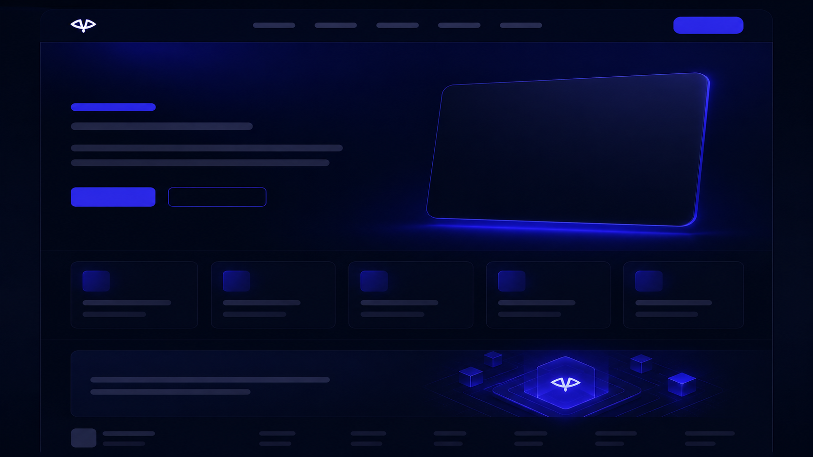 Diseño de landing page profesional con identidad de marca VIISION
